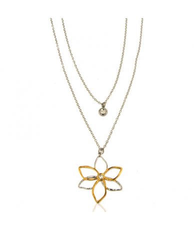 Collana doppio filo con...