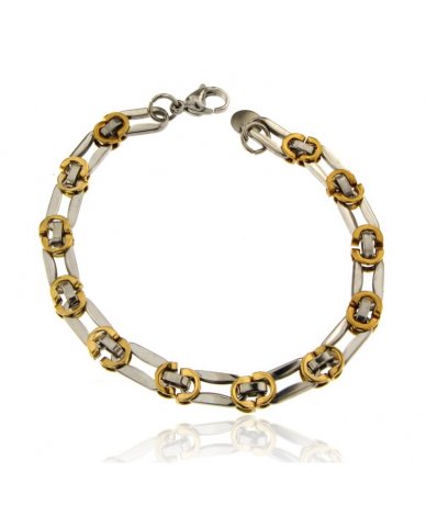 Bracciale uomo con maglie...