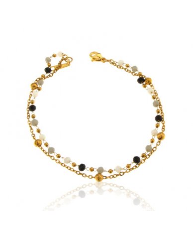 Bracciale doppio filo con...