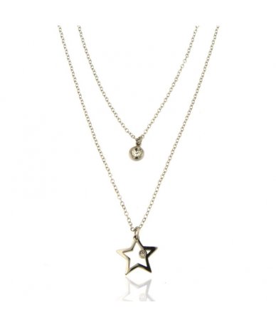 Collana doppio filo con...