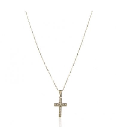 Collana con pendente croce...