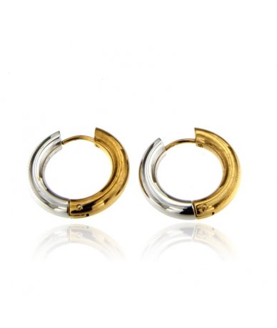 Orecchini cerchi huggie in...