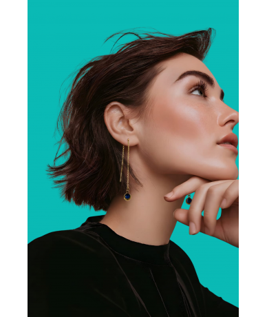 Orecchini lunghi saliscendi...