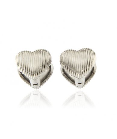 Orecchini huggies cuore in...