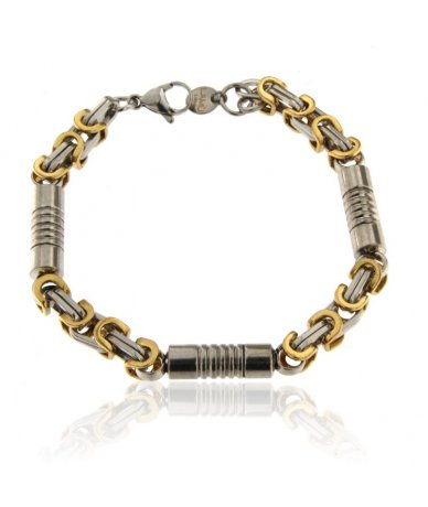 Bracciale uomo in acciaio...