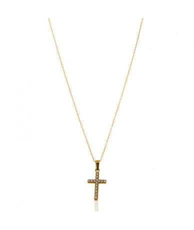 Collana con pendente croce...