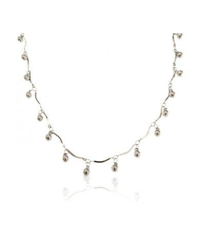 Collana con sfere pendenti...