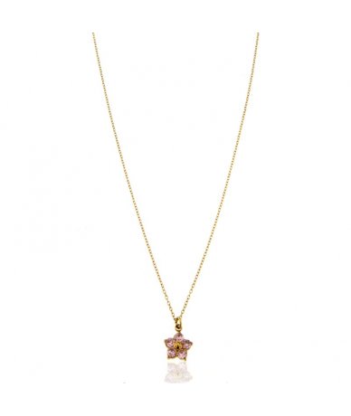 Collana con pendente fiore...
