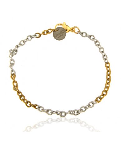 Bracciale bicolore in...