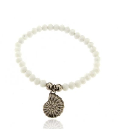 Bracciale elastico bianco...