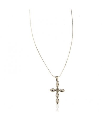 Collana con pendente croce...
