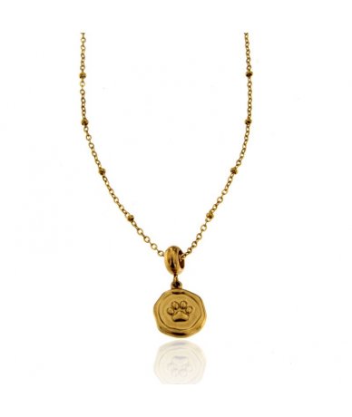 Collana con pendente orma...