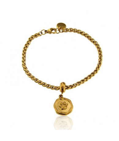Bracciale con pendente orma...