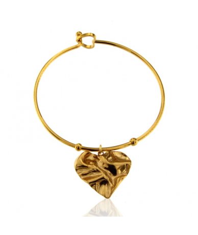 Bracciale rigido con cuore...