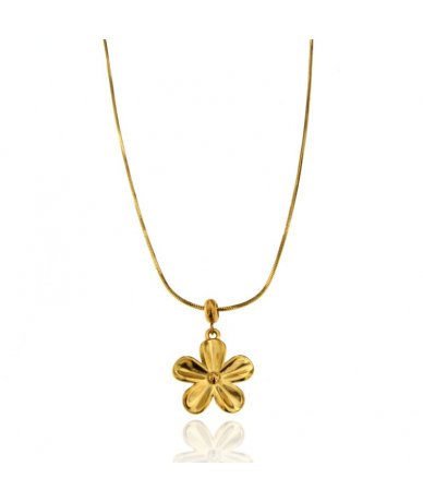 Collana con pendente fiore...