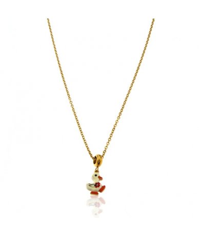 Collana con pendente anatra...