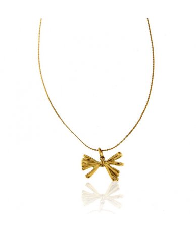 Collana con pendente fiocco...
