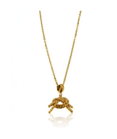 Collana con pendente nodo...