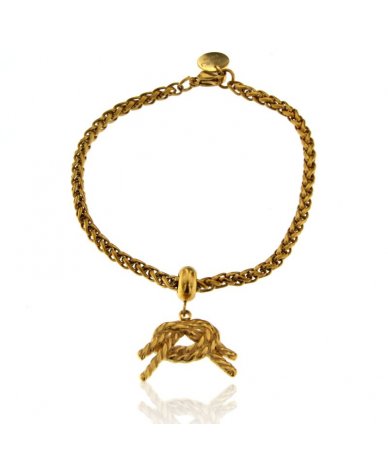 Bracciale con pendente nodo...