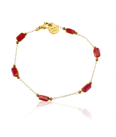 Bracciale con perle in...